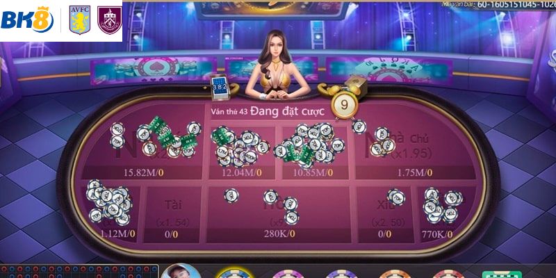 Đặt cược để chơi V8 POKER